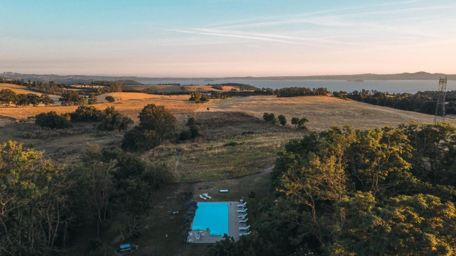 Collina Blu Bed & Breakfast Bolsena Bagian luar foto